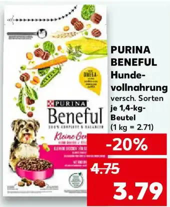 Kaufland PURINA BENEFUL Hunde- vollnahrung Angebot