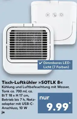 Kaufland SWITCH On Tisch-Luftkühler SOTLK 8 Angebot