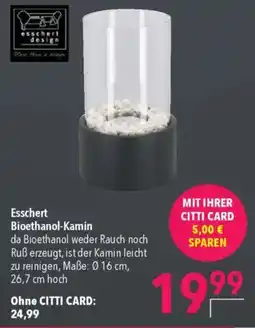 CITTI Markt Esschert Bioethanol-Kamin Angebot