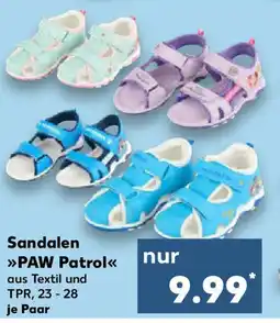 Kaufland Sandalen PAW Patrol Angebot