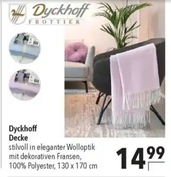 CITTI Markt Dyckhoff FROTTIER Decke Angebot