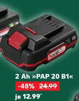 Kaufland PARKSIDE Akku 20 V 2 Ah PAP 20 B1 Angebot