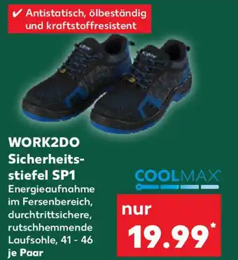 Kaufland Coolmax work2do sicherheits- stiefel sp1 Angebot