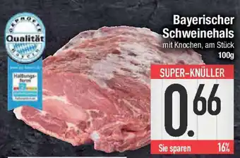 E-Center Bayerischer Schweinehals Angebot