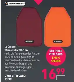 CITTI Markt Le Creuset Weinkühler WA-126 Angebot