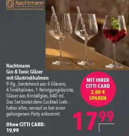 CITTI Markt Nachtmann Gin & Tonic Gläser Angebot