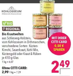 CITTI Markt Kohlosseum Bio Krautwelten Angebot
