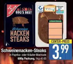 E-Center GUT&GÜNSTIG Schweinenacken-Steaks Angebot