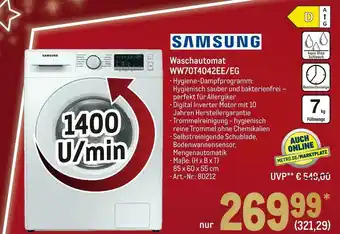 METRO Samsung waschautomat ww70t4042ee/eg Angebot