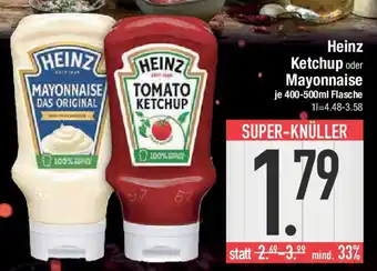 E-Center Heinz Ketchup oder Mayonnaise Angebot
