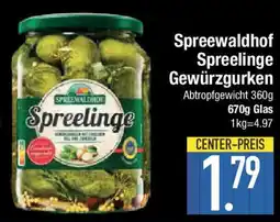 E-Center Spreewaldhof Spreelinge Gewürzgurken Angebot