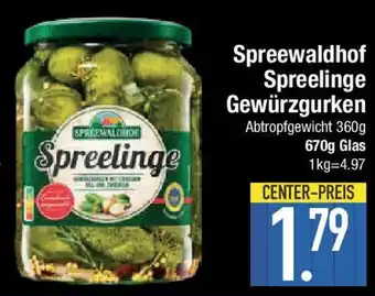 E-Center Spreewaldhof Spreelinge Gewürzgurken Angebot