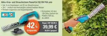 CITTI Markt Gardena Akku-Gras- und Strauchschere PowerCut 20/18V P4A solo Angebot
