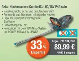 CITTI Markt Gardena Akku-Heckenschere ComfortCut 60/18V P4A solo Angebot