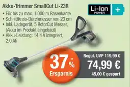 CITTI Markt Gardena Akku-Trimmer SmallCut Li-23R Angebot