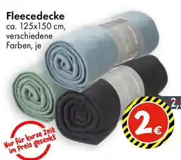 TEDi Fleecedecke Angebot