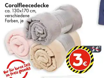 TEDi Coralfleecedecke Angebot