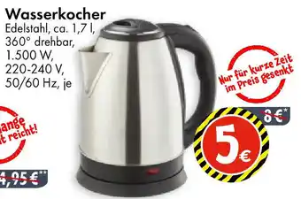 TEDi Wasserkocher Angebot