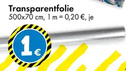 TEDi Transparentfolie Angebot