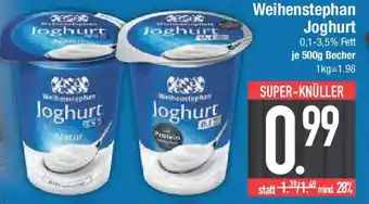 E-Center Weihenstephan Joghurt Angebot