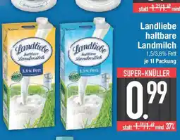 E-Center Landliebe haltbare Landmilch Angebot