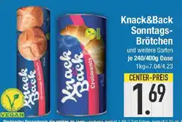 E-Center Knack&Back Sonntags- Brötchen Angebot
