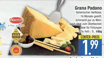 E-Center TRENTIN Grana Padano Italienischer Hartkäse Angebot