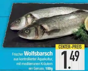 E-Center Frischer Wolfsbarsch Angebot