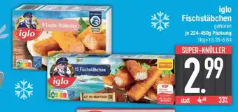 E-Center iglo Fischstäbchen Angebot