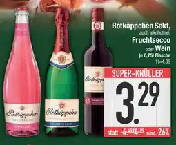 E-Center Rotkäppchen Sekt Fruchtsecco oder Wein Angebot