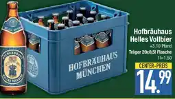 E-Center Hofbräuhaus Helles Vollbier Angebot
