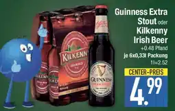 E-Center Guinness Extra Stout oder Kilkenny Irish Beer Angebot