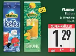E-Center Pfanner Eistee Angebot