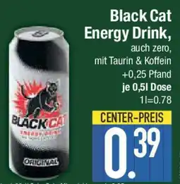 E-Center Black Cat Energy Drink Angebot