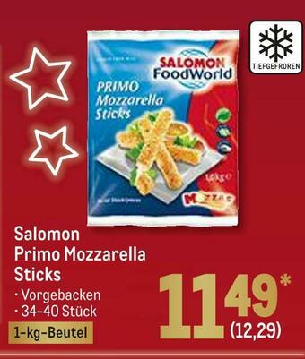 METRO Salomon primo mozzarella sticks Angebot