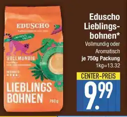 E-Center Eduscho Lieblings- bohnen Angebot