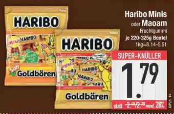 E-Center Haribo Minis oder Maoam Angebot