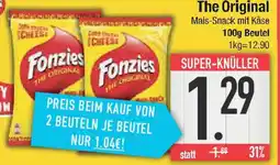 E-Center Fonzies the original mais-snack mit käse Angebot