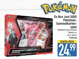 E-Center Ex Box Juni 2025 Pokémon- Sammelkarten- spiel Angebot