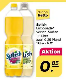 NETTO Splish Limonade Angebot