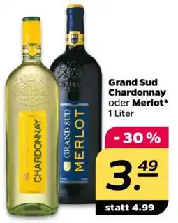 NETTO Grand Sud Chardonnay oder Merlot Angebot