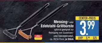 E-Center Messing- oder Edelstahl-Grillbürste Angebot