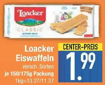 E-Center Loacker Eiswaffeln Angebot