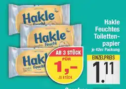 E-Center Hakle Feuchtes Toiletten- papier Angebot