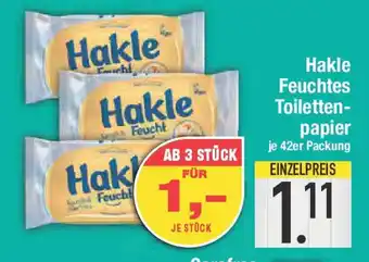 E-Center Hakle Feuchtes Toiletten- papier Angebot