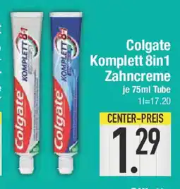 E-Center Colgate Komplett 8in1 Zahncreme Angebot