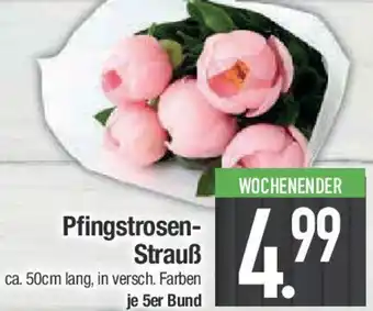 E-Center Pfingstrosen Strauß Angebot