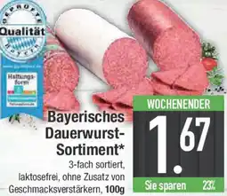 E-Center Bayerisches Dauerwurst Sortiment Angebot