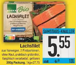 E-Center EDEKA Bio Lachsfilet Angebot