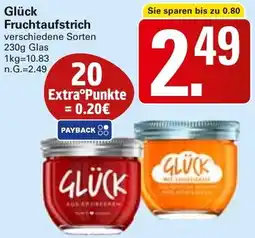 WEZ Glück Fruchtaufstrich Angebot